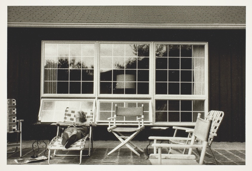 Father Resting in Sun, Galena, Illinois