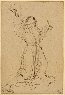 Study for Saint Francis Receiving the Stigmata