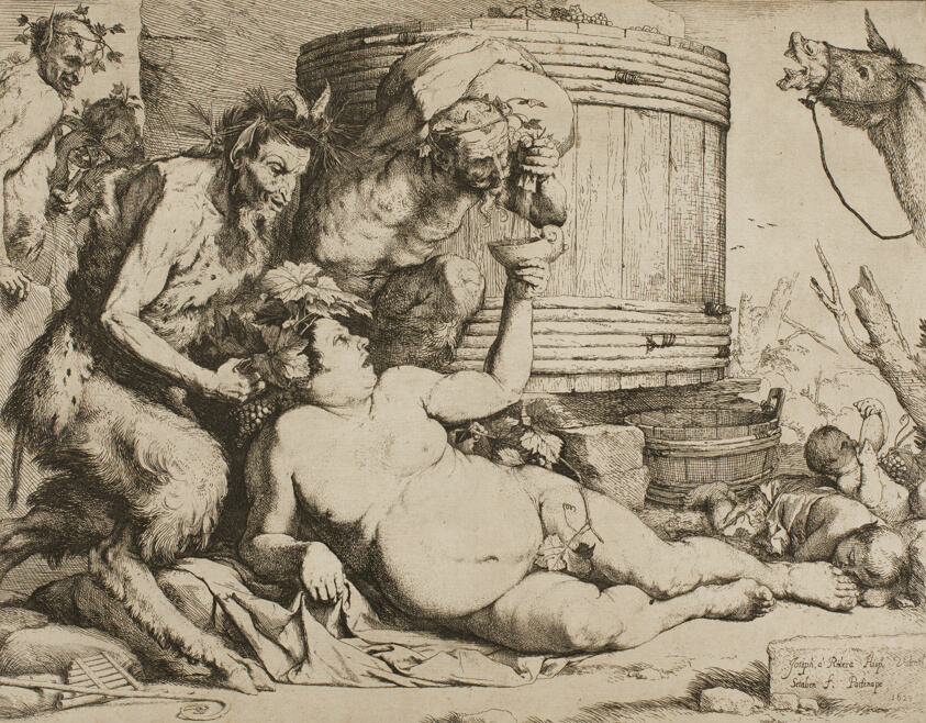 Silenus at the Wine Vat