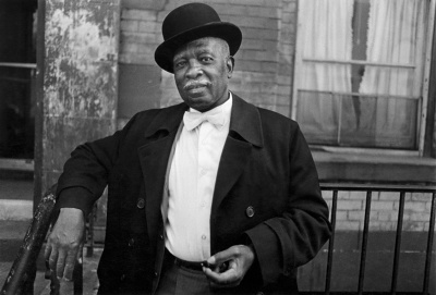 A Man in a Bowler Hat, from the series "Harlem, U.S.A."