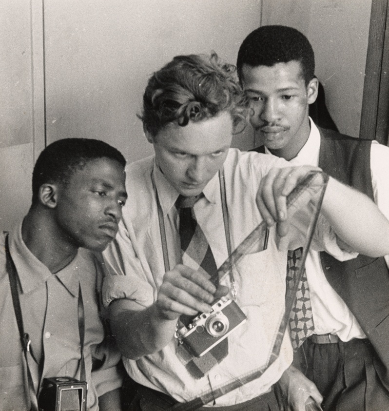 Peter Magubane, J.S. (Jürgen Schadeberg), and Bob Gosani