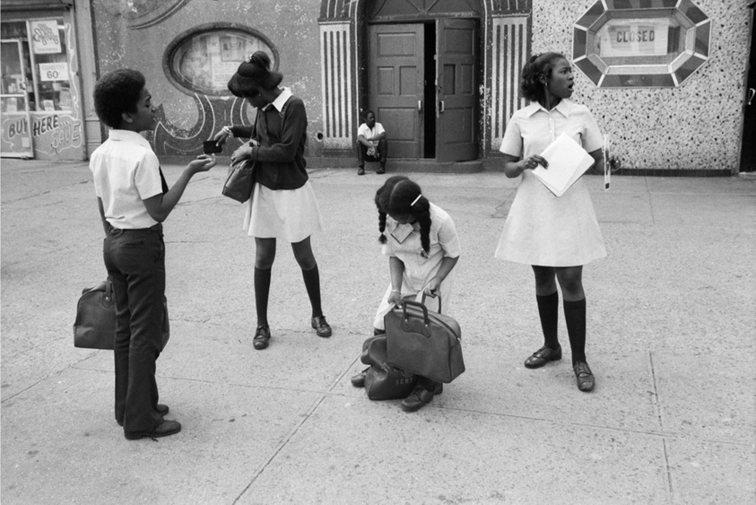 Four Children at Lenox Avenue, from the series "Harlem, U.S.A."
