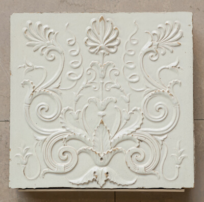Santa Fe Building: Terracotta Block with Foliate Design