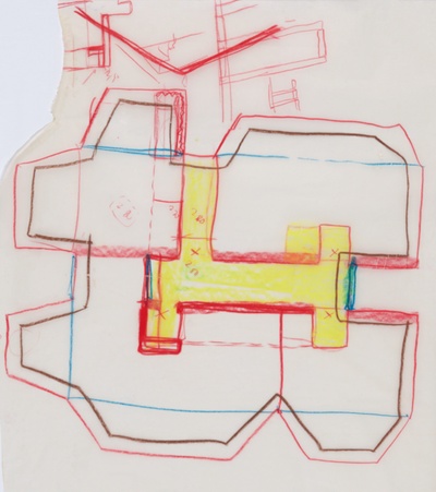 Houses in Bom Sucesso (Casas no Bom Sucesso), Óbidos, Portugal, Working Drawing