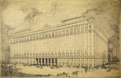 T. Eaton Department Store, Toronto, Canada, Perspective