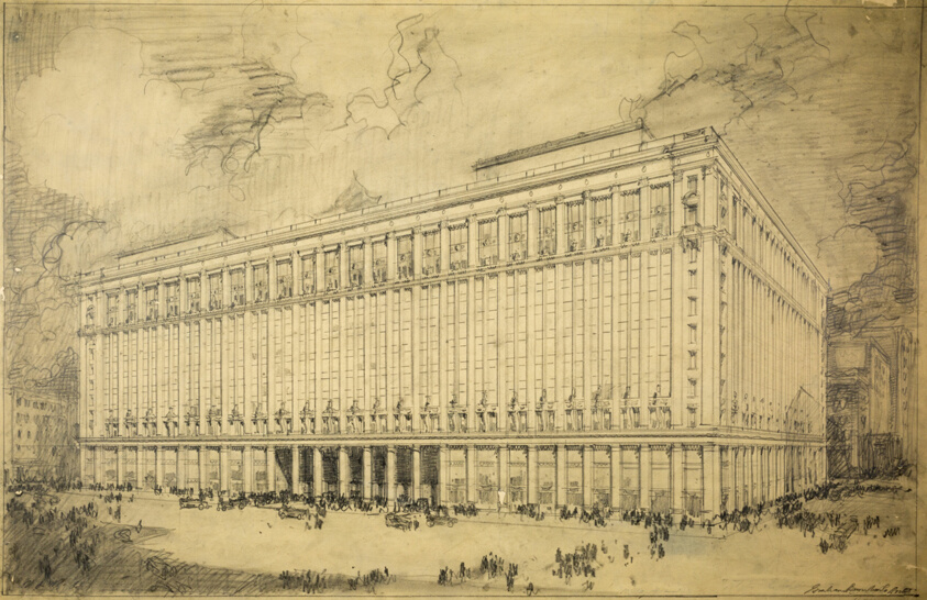 T. Eaton Department Store, Toronto, Canada, Perspective
