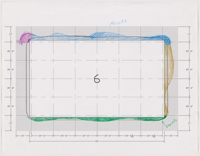 Aqua Tower, Chicago, Illinois, Floor Plate Study, Floor 6