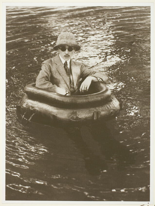 Zissou in his Tire Boat, Chateau de Rouzat