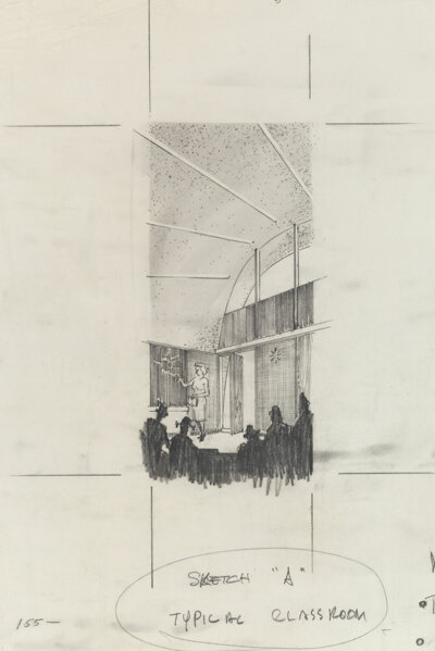 Joseph Brenneman Elementary School, Chicago, Illinois, Interior Perspective