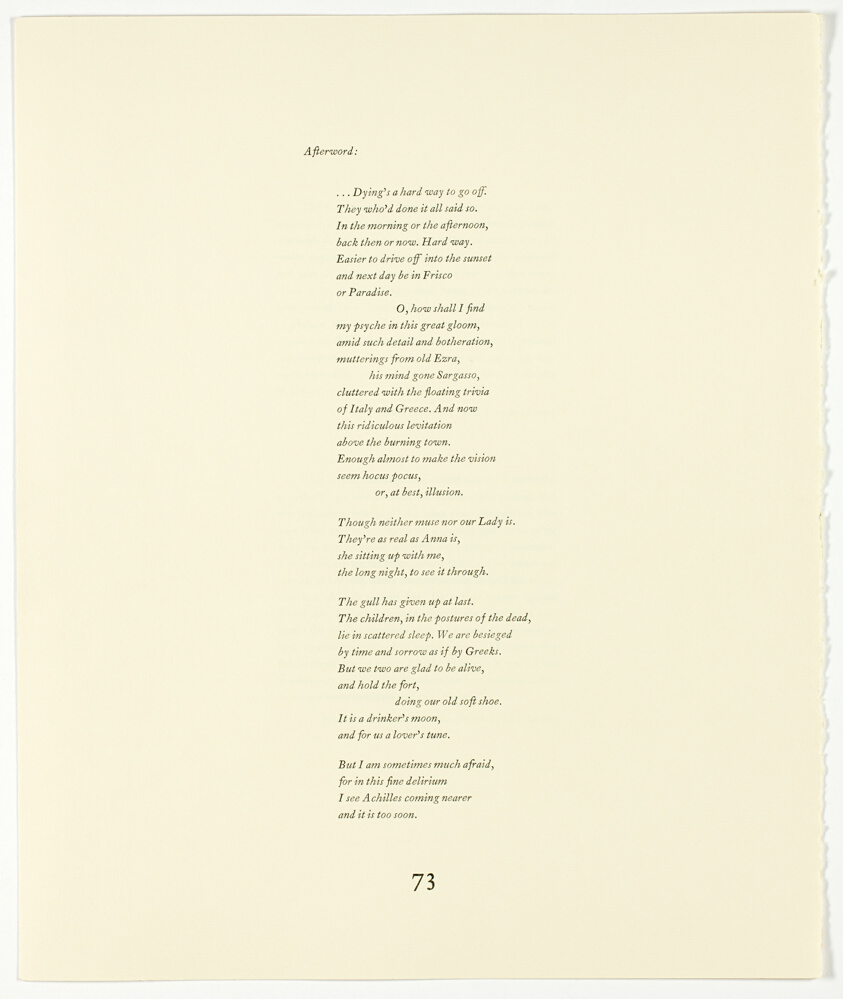 Pages 73-76, from The Plain of Smokes: Poem Cycle