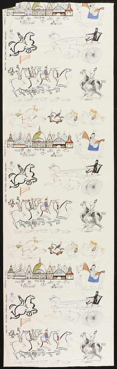 Horses (Furnishing Fabric)