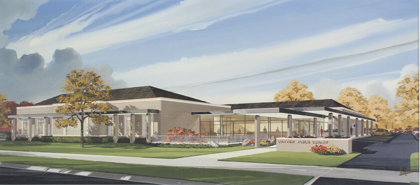 Glenview Public Library, Glenview, Illinois, Perspective