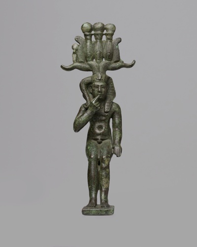Statuette of a Child God, probably Horus the Child (Harpocrates)