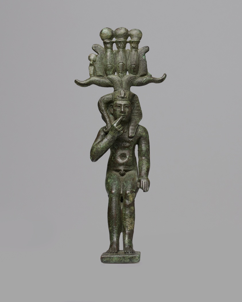 Statuette of a Child God, probably Horus the Child (Harpocrates)