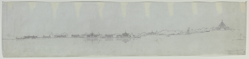 Canberra City Plan, Canberra, Australia, Sectional View