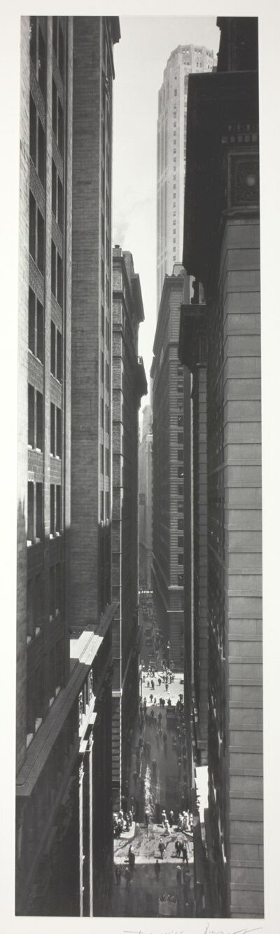 View of Exchange Place from Broadway, New York