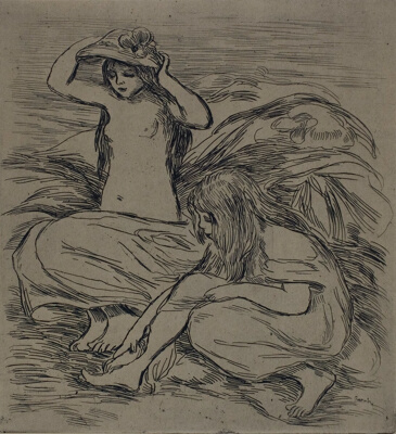 Two Women Bathing