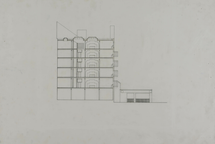 Mergenthaler Linotype Building Renovation, Chicago, Illinois, Section