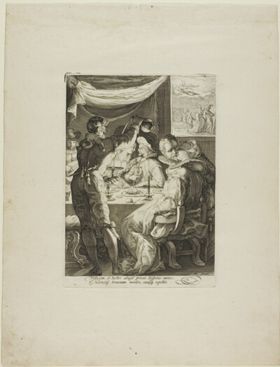 Evening, plate two from Four Times of Day
