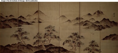 Landscape with Pine Trees