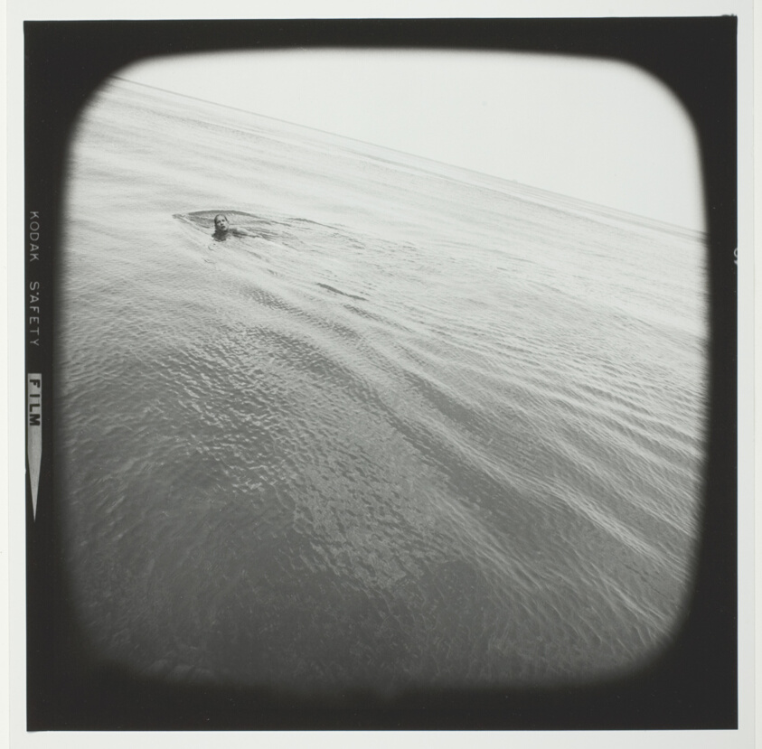 Untitled (male swimmer in lake), from the series "Beach"