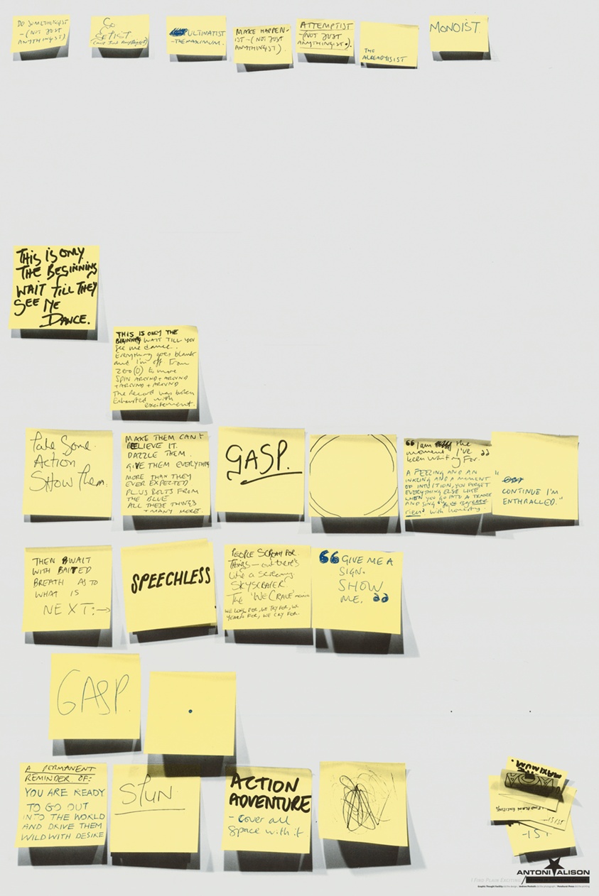 Antoni & Alison Post it Note Poster