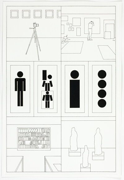 Arts and Projected Anatomy, plate six from Untitled