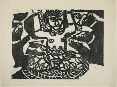 Mountain God (Yamagami), from the series "Pantheon of the Gandavyuha Sutra (Kegon-fu)"
