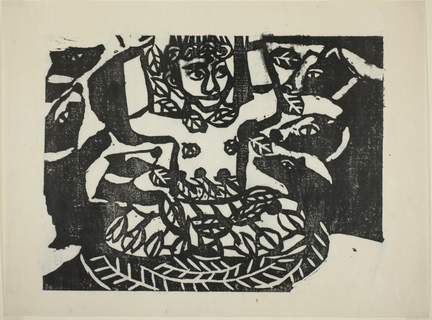 Mountain God (Yamagami), from the series "Pantheon of the Gandavyuha Sutra (Kegon-fu)"