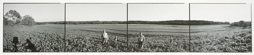 Ron Crump, his sons Kelly and Tony, and his uncle Frank Letcher, Woodford County, #1290 from the series Illinois Farm Families