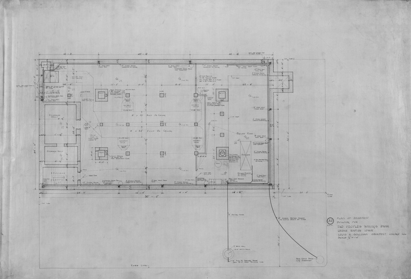 Peoples Savings Bank, Cedar Rapids, Iowa: Basement Plan