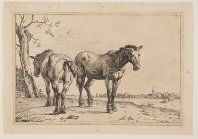 The Plough Horse, from Series of Horses