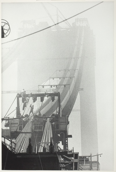 Construction of the Verrazano Bridge, from the series "The Bridge"