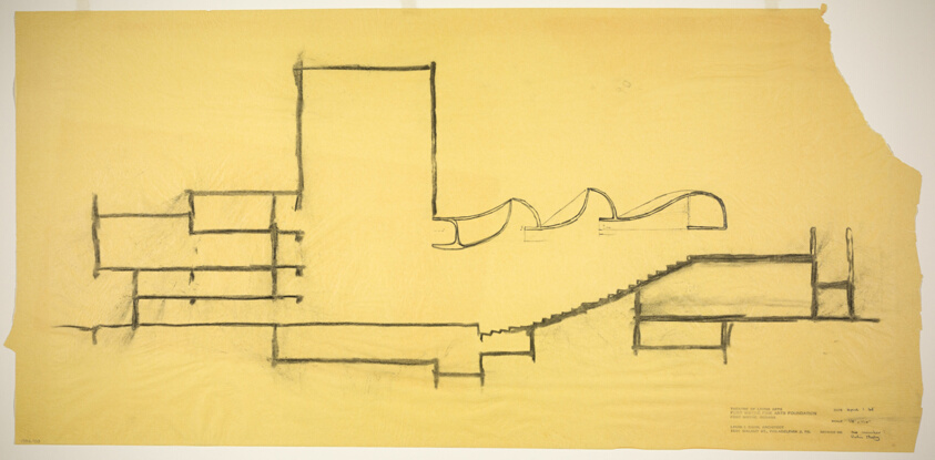 Fort Wayne Fine Arts Center Theater, Fort Wayne, Indiana, Longitudinal Section