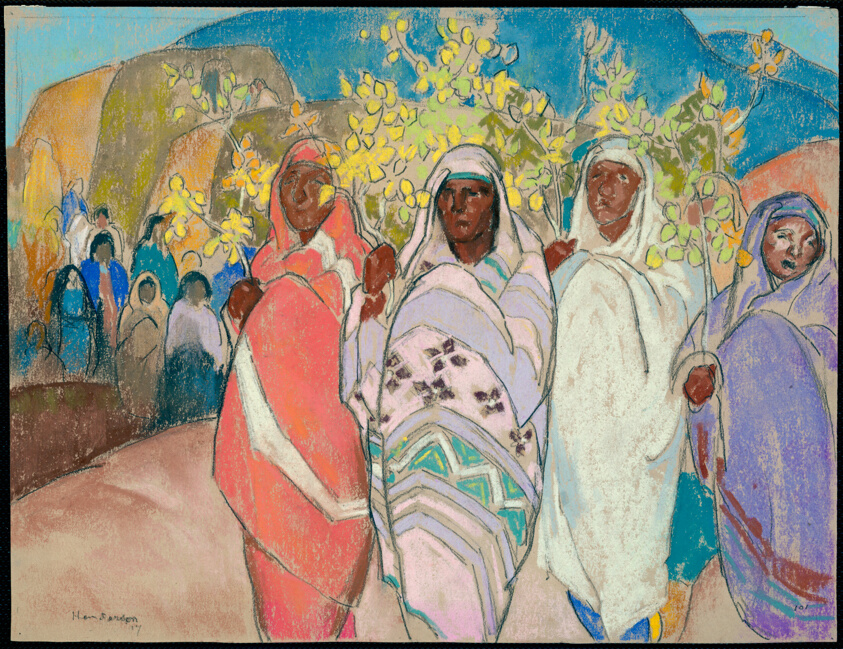 Sunset Dance Before the Rose, Taos