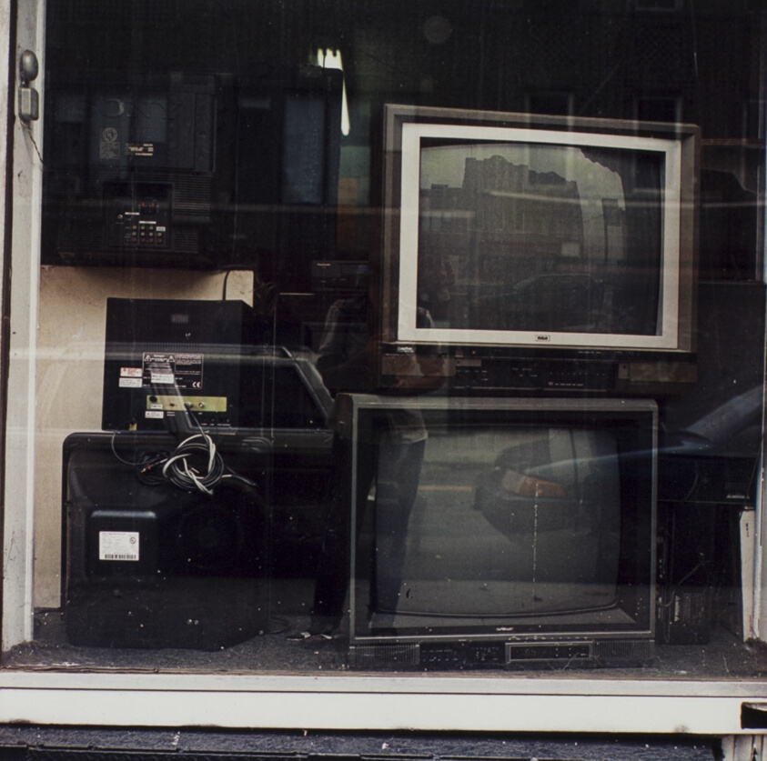 TV sets in Store Window, from the series "Analogue" (1998-2009)