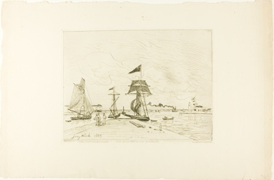 Wooden Pier, Honfleur Port