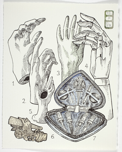 Plate F, Volume I, Book I, Personae, from Index: The Objects of My Obsession