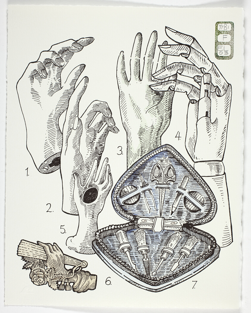 Plate F, Volume I, Book I, Personae, from Index: The Objects of My Obsession