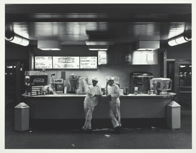 Refreshment stand, Illinois Central Station, Chicago
