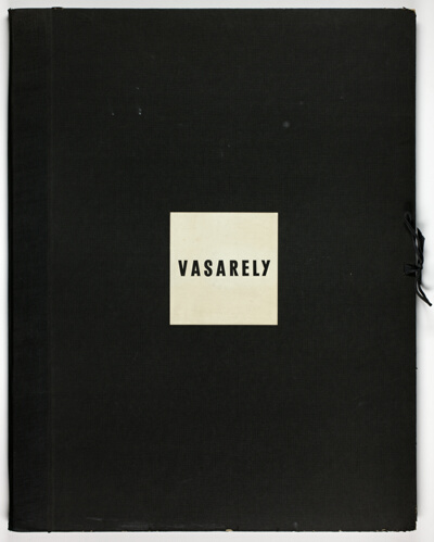 Album I, Vasarely, title page and colophon