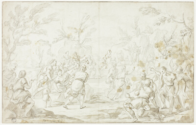 Moses Striking the Rock