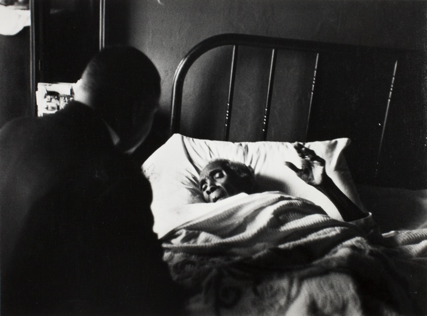 Woman Dying, Chicago, Illinois, from the series "Metropolitan Baptist Church" (1953)
