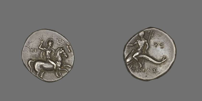 Stater (Coin) Depicting a Horseman