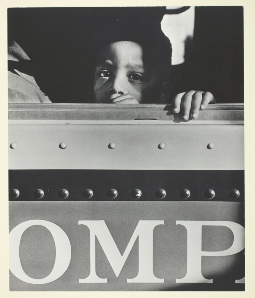 Young Black Child in Bus (Negerbub im Autobus)