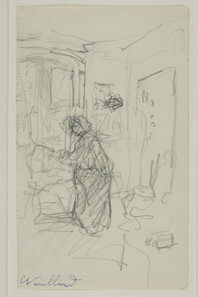 Interior with a Woman Standing