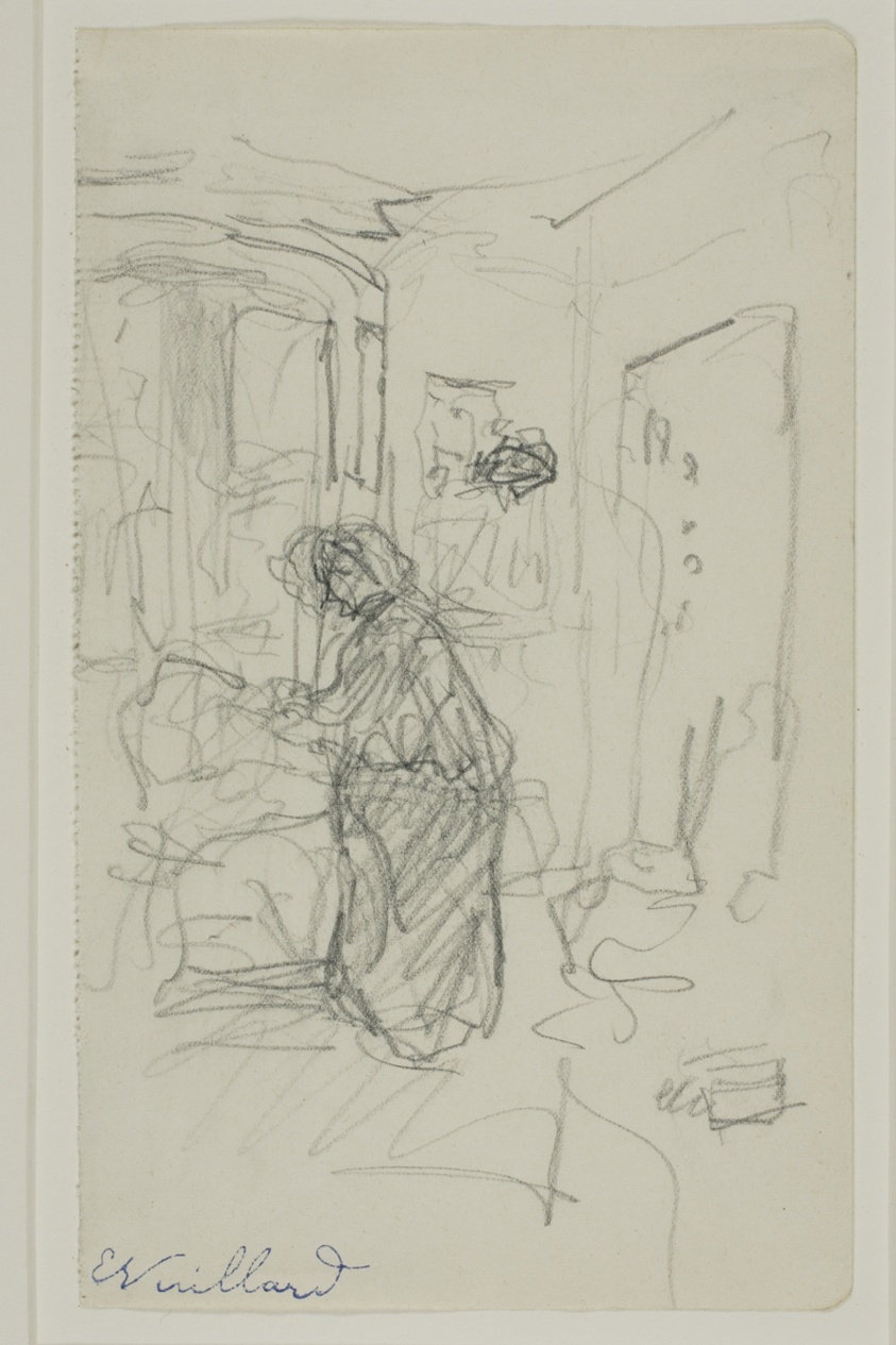 Interior with a Woman Standing
