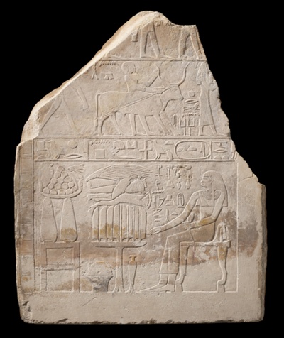 Relief Fragment Depicting Merettetiiyet with Offerings