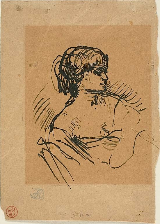 Half-Length Portrait of Woman