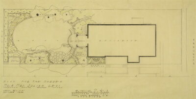 Mr. and Mrs. Levi House, Chicago, Illinois, Landscape Plan